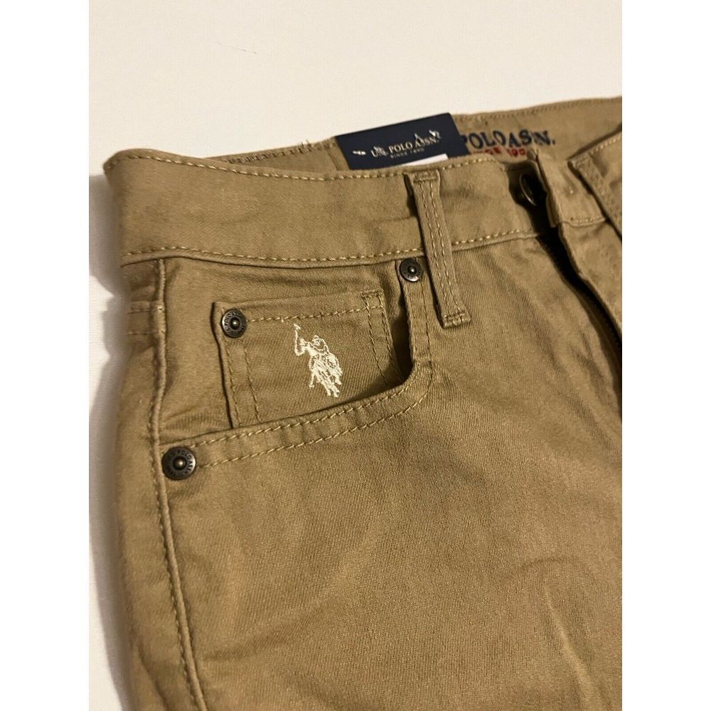 U.S. POLO ASSN. Womans KHAKI Super Skinny Jeans Size 9 NWT - Picture 3 of 8